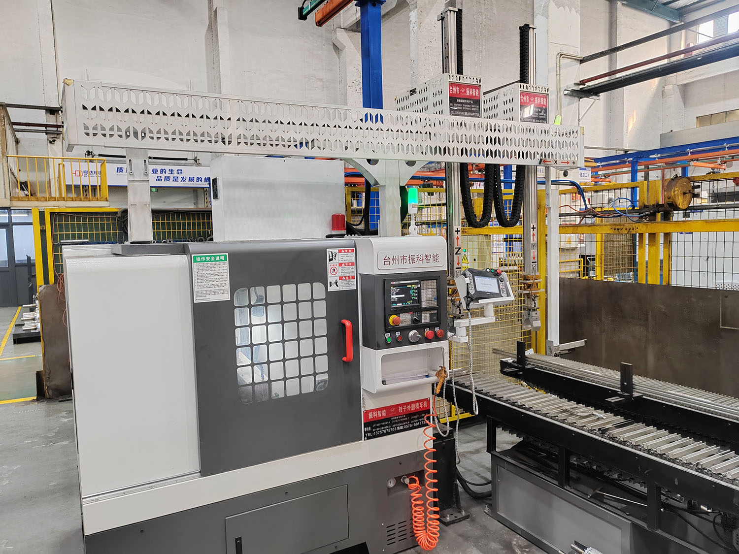 Automatic Feeding Manipulator for Rotor Turning